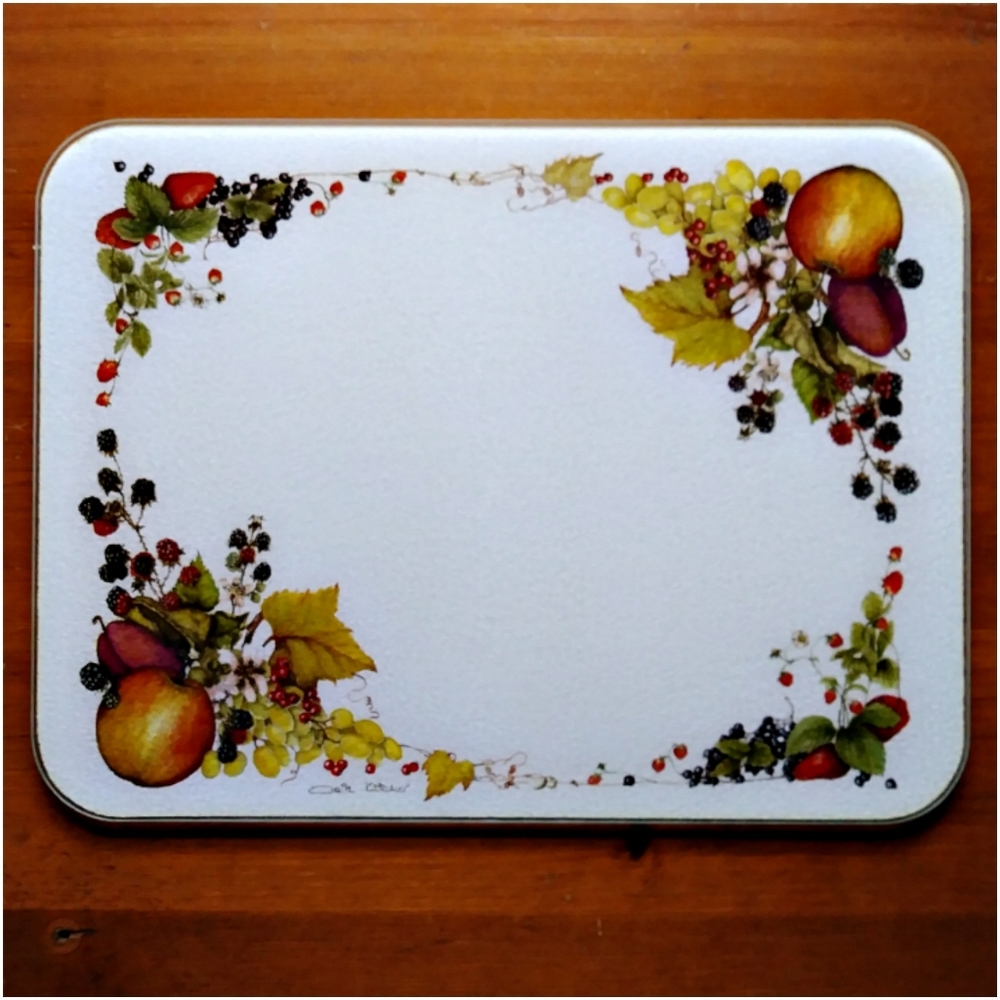 Mcgowan Tt0072 Tuftop Fruit Design Glass Cutting Board